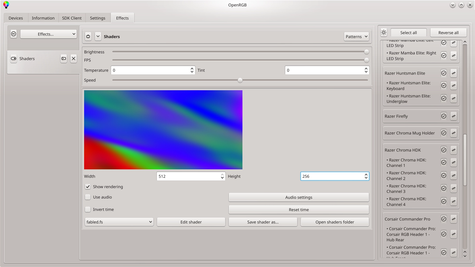 Shaders Effect