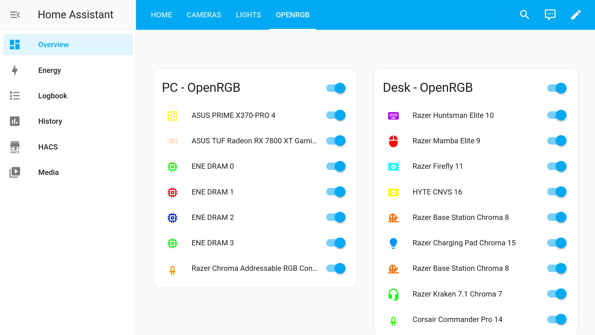 OpenRGB-HA